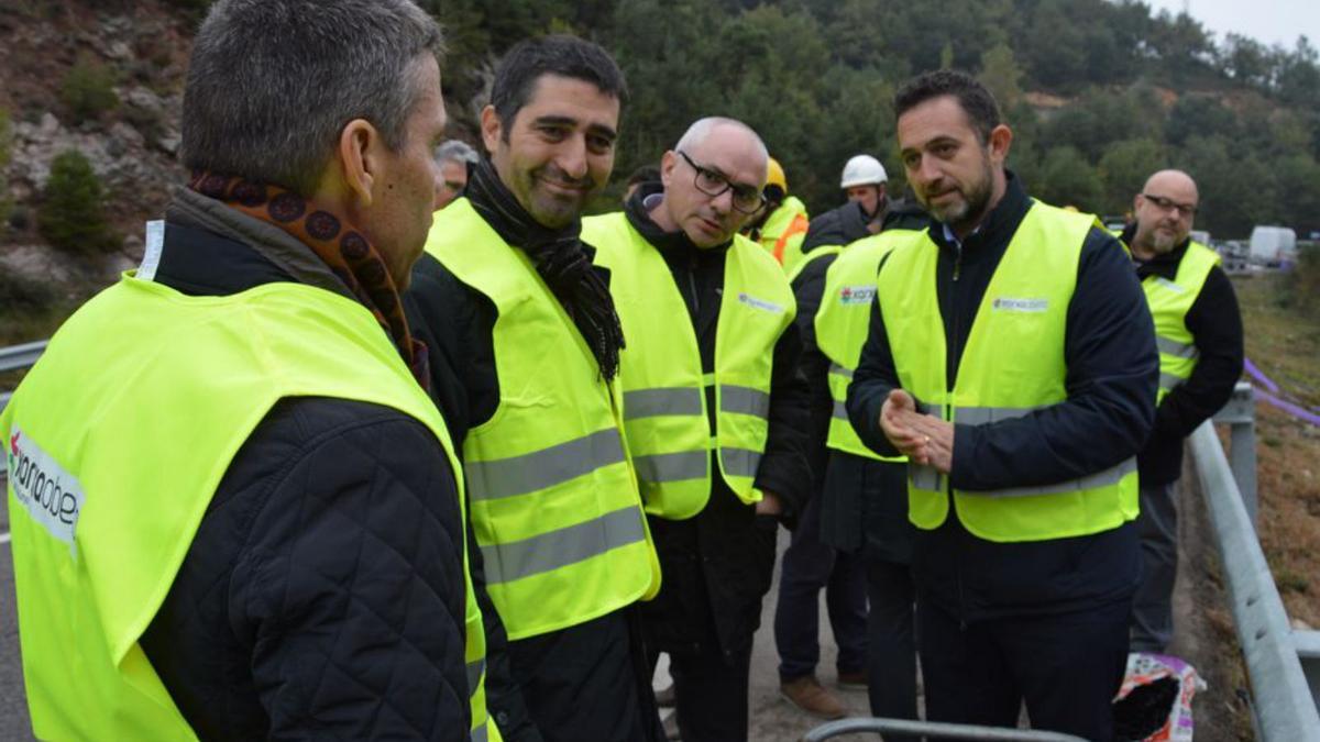 El conseller Puigneró, en una visita a la comarca | ARXIU/DOLORS CLOTET