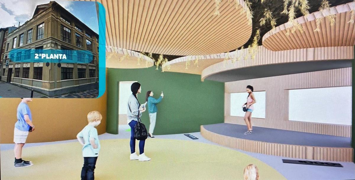 Recreación del futuro centro socioeducativo de Avilés gestionado por la Fundación Cruz de los Ángeles