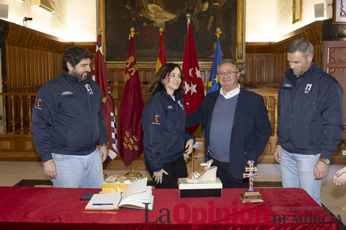 Así ha sido la visita de Isabel Díaz Ayuso a Caravaca de la Cruz