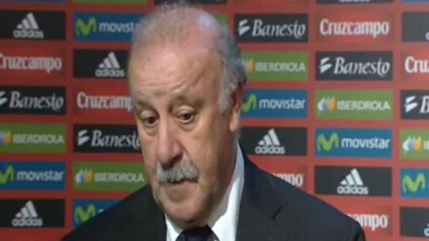 Vicente del Bosque: "Alguna vez podemos meter la pata"