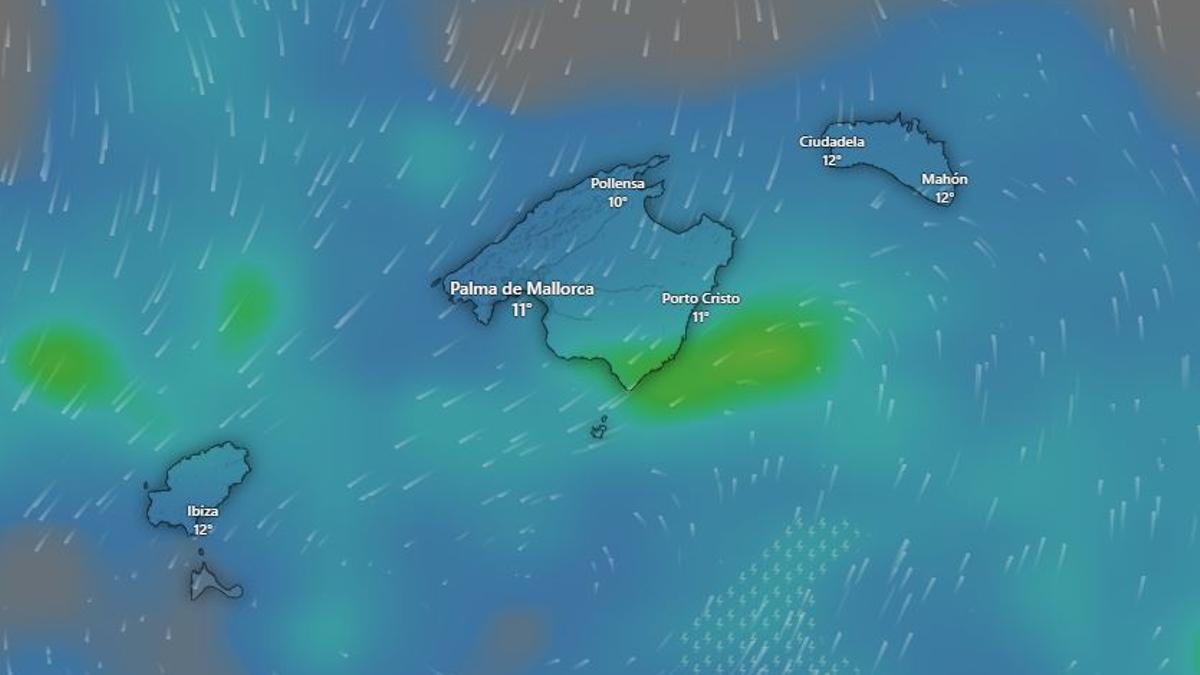 Radar meteorológico | ¿Hasta cuándo lloverá en Mallorca?