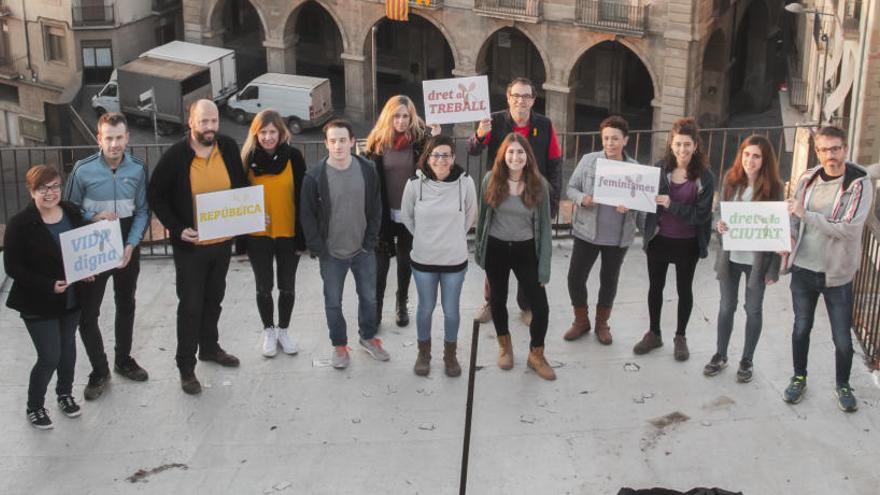 La CUP té el pes majoritari en les primeres posicions de la llista Fem Manresa