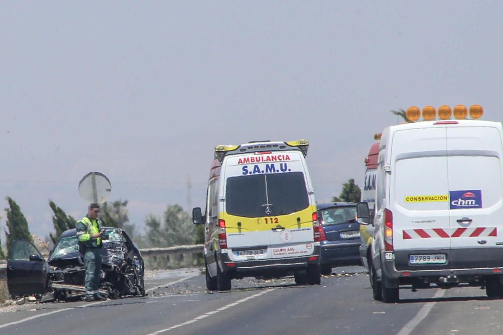 Ocho heridos en un accidente de tráfico en Callosa