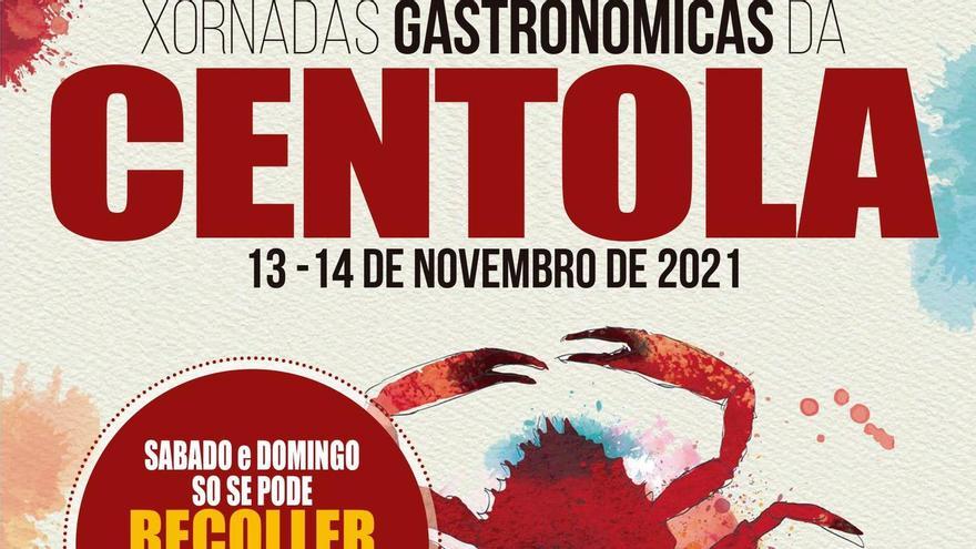 Cartel de las Xornadas Gastronómicas de la Centola