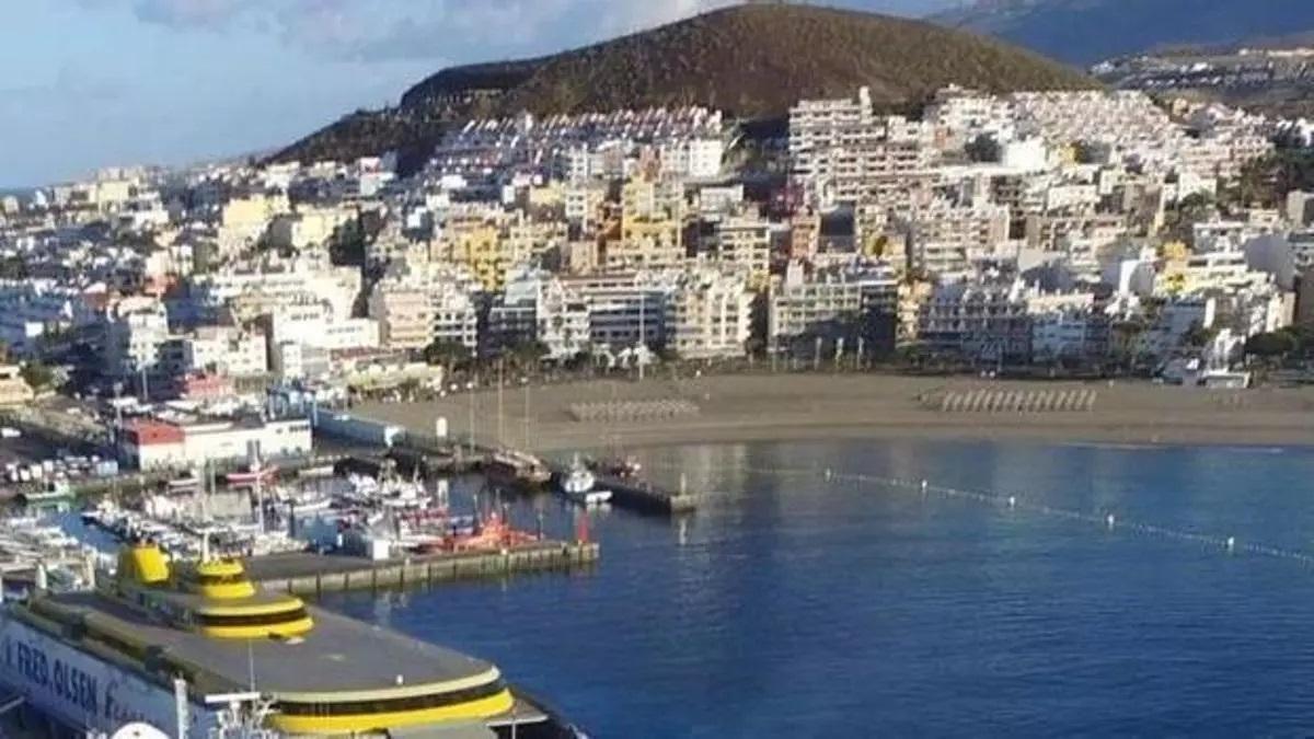 Panorámica de Los Cristianos