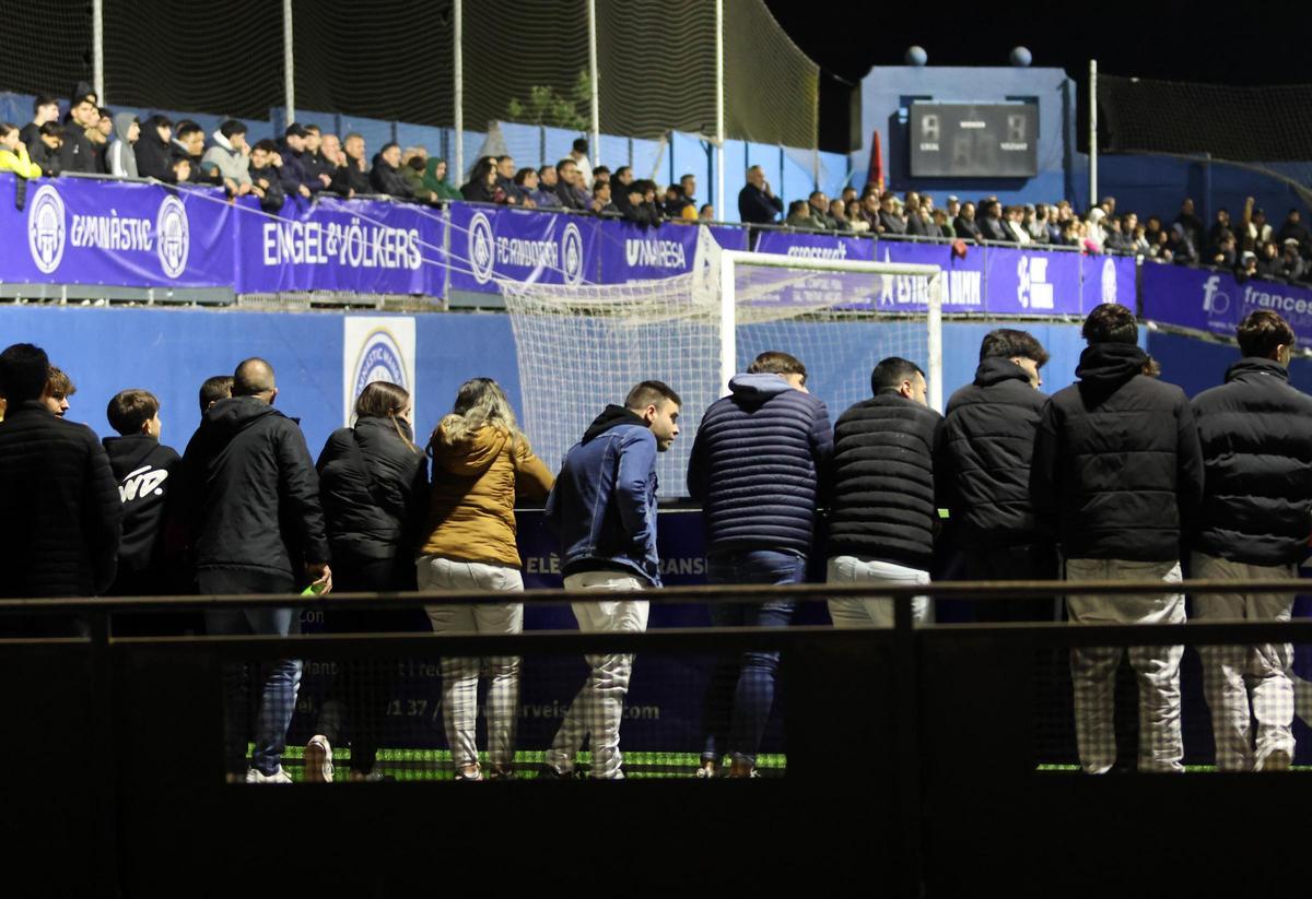Aficionats al Gimnàstic Parc, en una foto d'arxiu