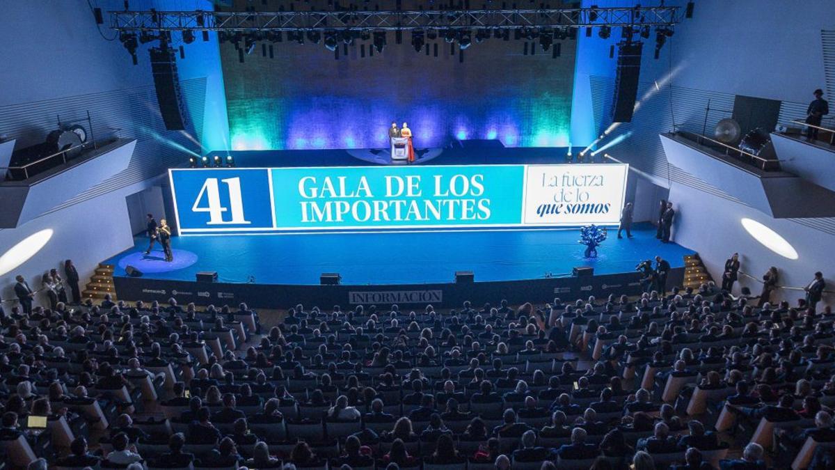 La XLI Gala de los Importantes reconoce el talento alicantino en el ADDA