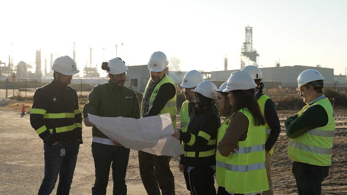 Proyecto en obras de la planta bp-iberdrola en el Grau de Castelló.