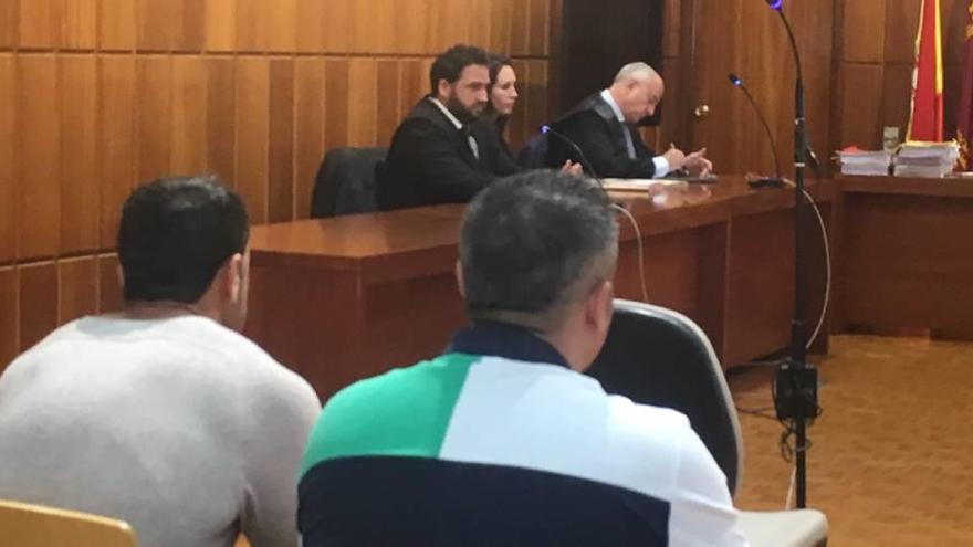 Un momento del juicio que se inició ayer en la Audiencia Provincial de Murcia.