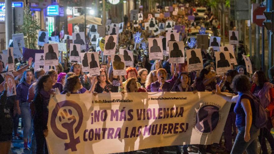 Manifestación celebrada el pasado 25 de noviembre en Santa Cruz de Tenerife.