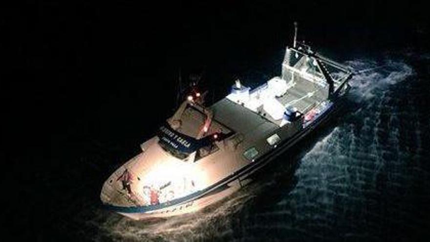 Rescate en helicóptero a 40 millas al suroeste de Ibiza