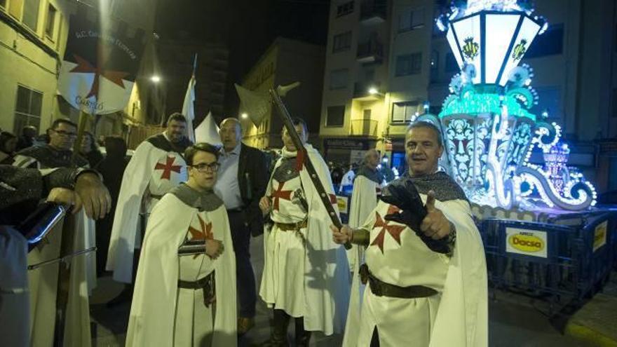 El desfile medieval templario-gaiatero  se consolida