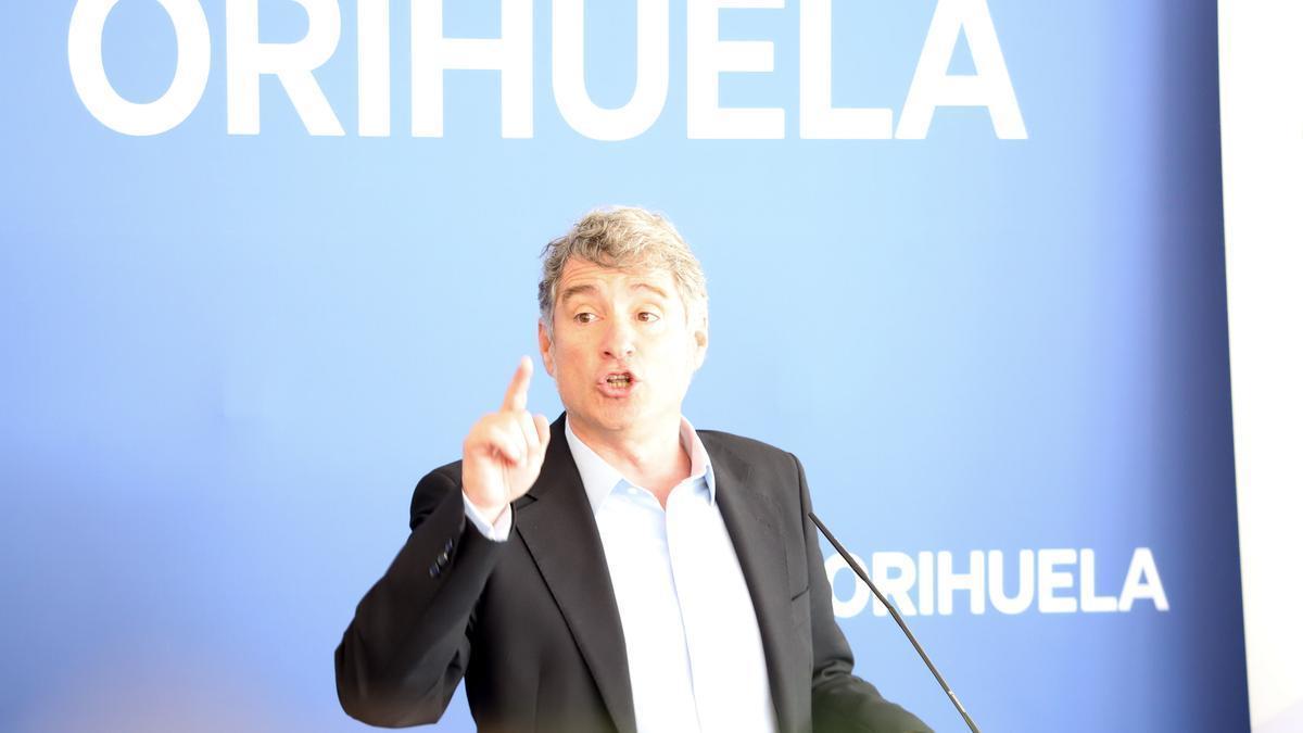 Presentación de la candidatura de José Vegara a la alcaldía de Orihuela el pasado viernes.