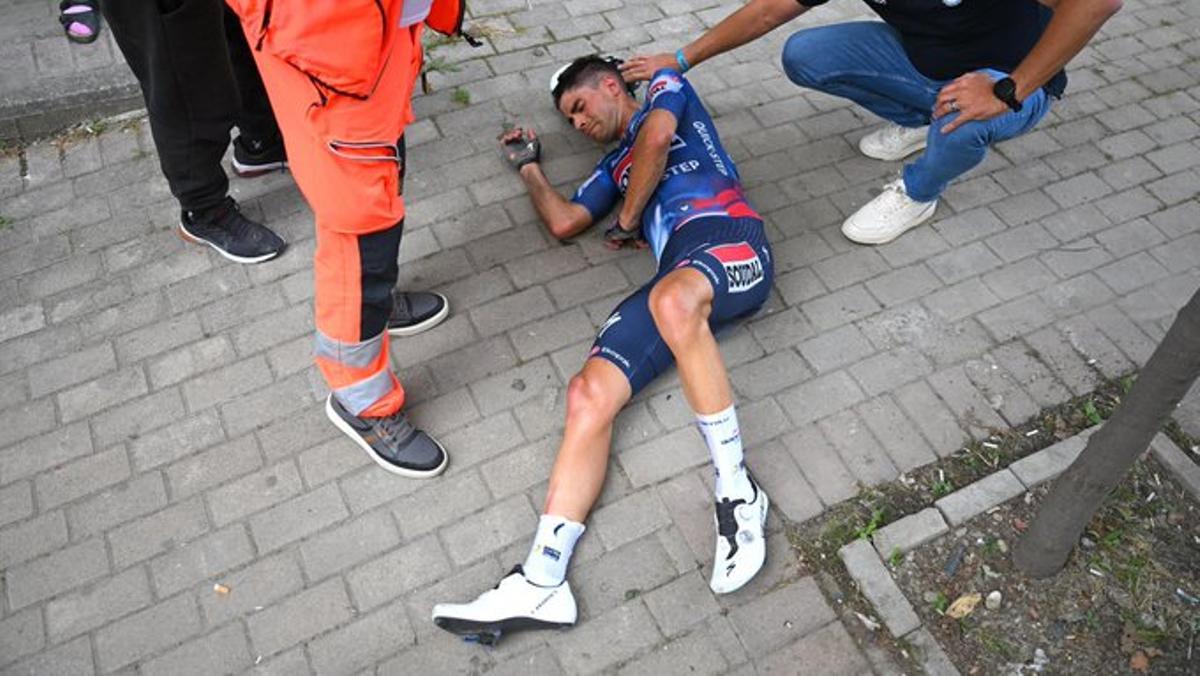 Landa, tras su caída