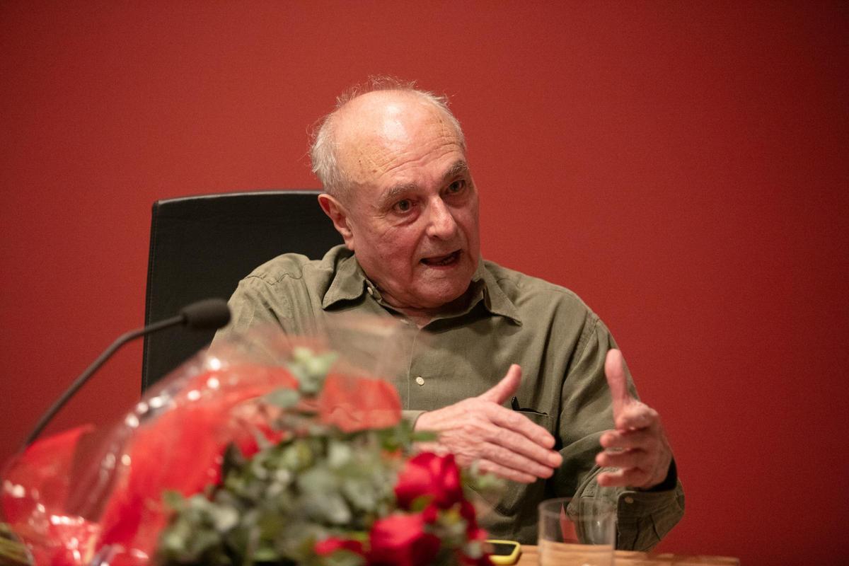 Antoni Marí, en el simposio que le dedicó el MACE en 2023.