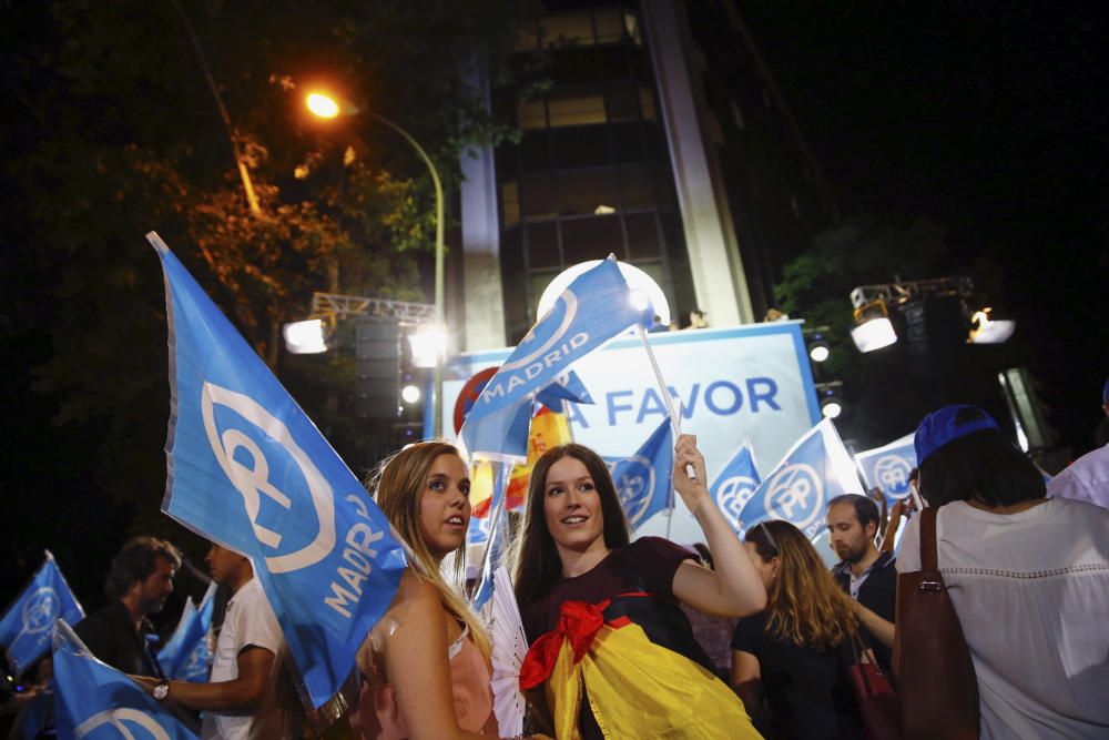 La celebració del 26-J a Madrid