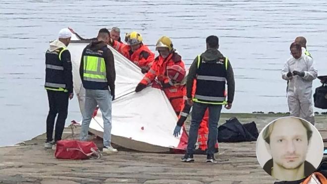 Encuentran de madrugada el cadáver de una persona en el puerto de Ribeira