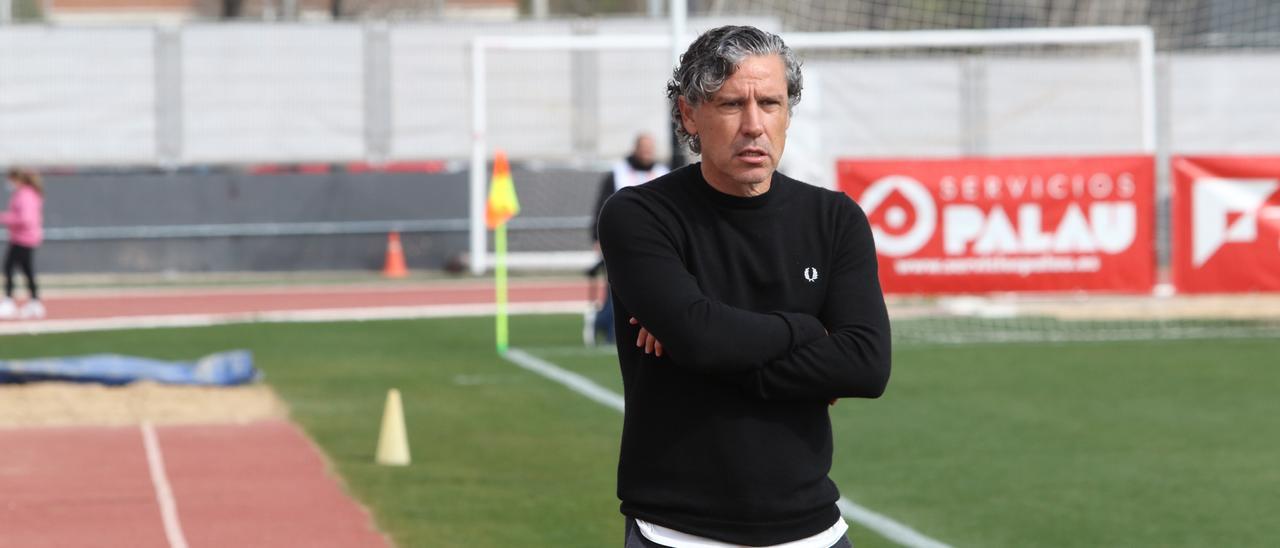 Raúl Garrido durante el partido contra el Lleida