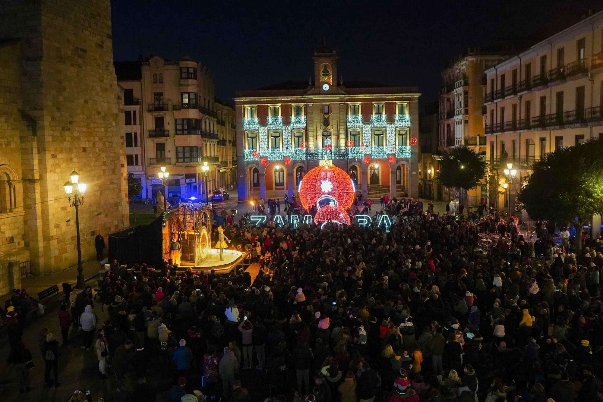 Luces de Navidad en Zamora, iluminación navideña de 2022.