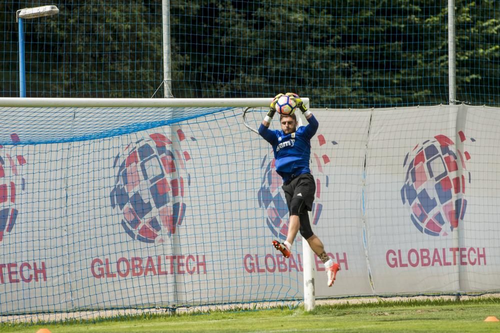 Entrenamiento del Real Oviedo