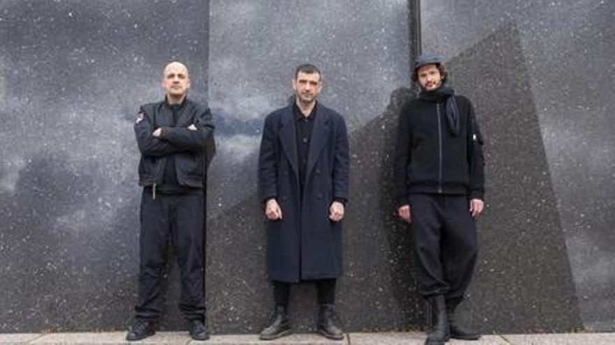 Los miembros de Moderat. De izda. a dcha., Gernot Bronsert, Sebastian Szary y Sascha Ring.