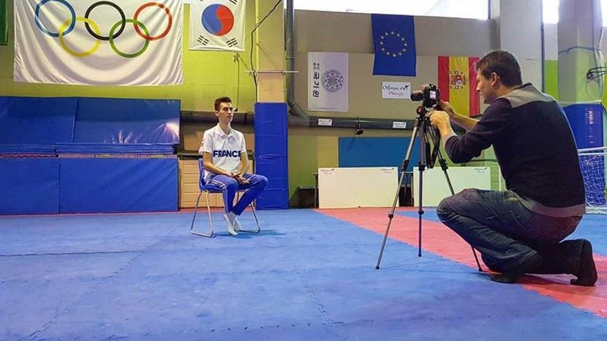 Un momento del rodaje del documental de Sébastien Moinard.