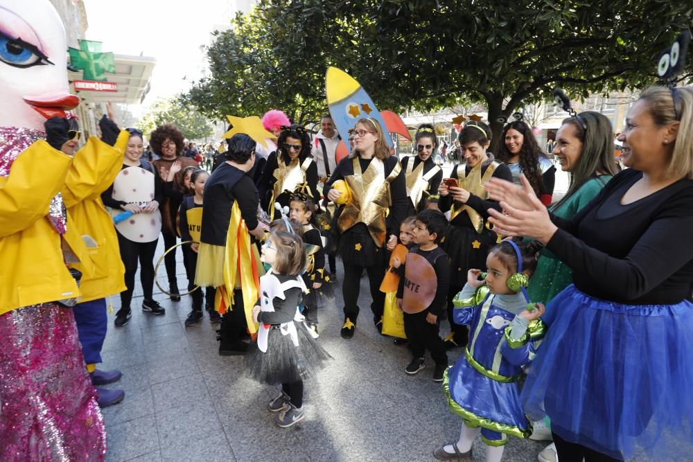 Desfile infantil en el Carnaval de Gijón