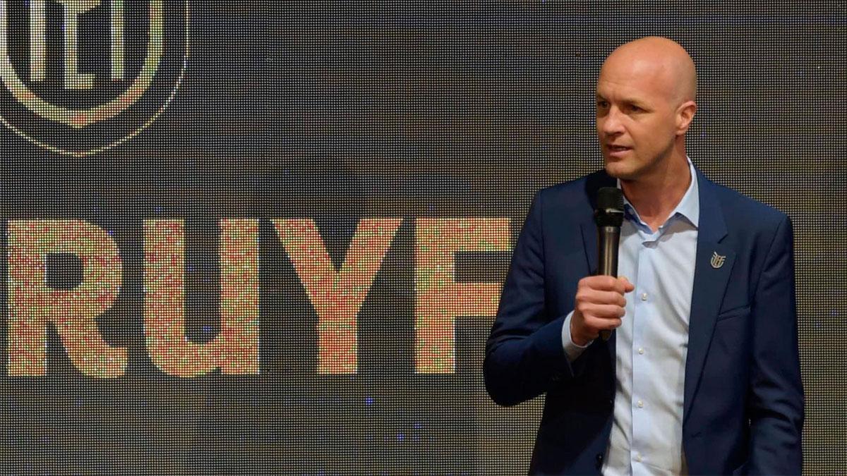 Jordi Cruyff, durante un acto