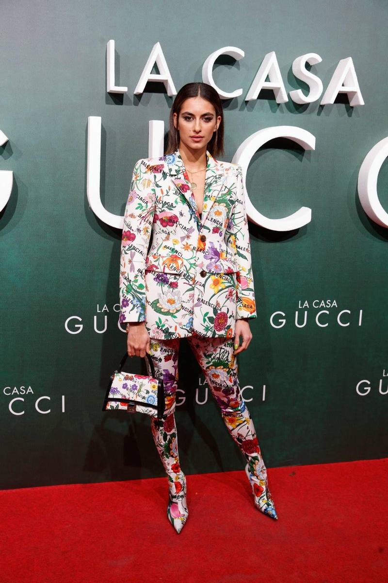 Begoña Vargas en la premiére de 'La casa Gucci'