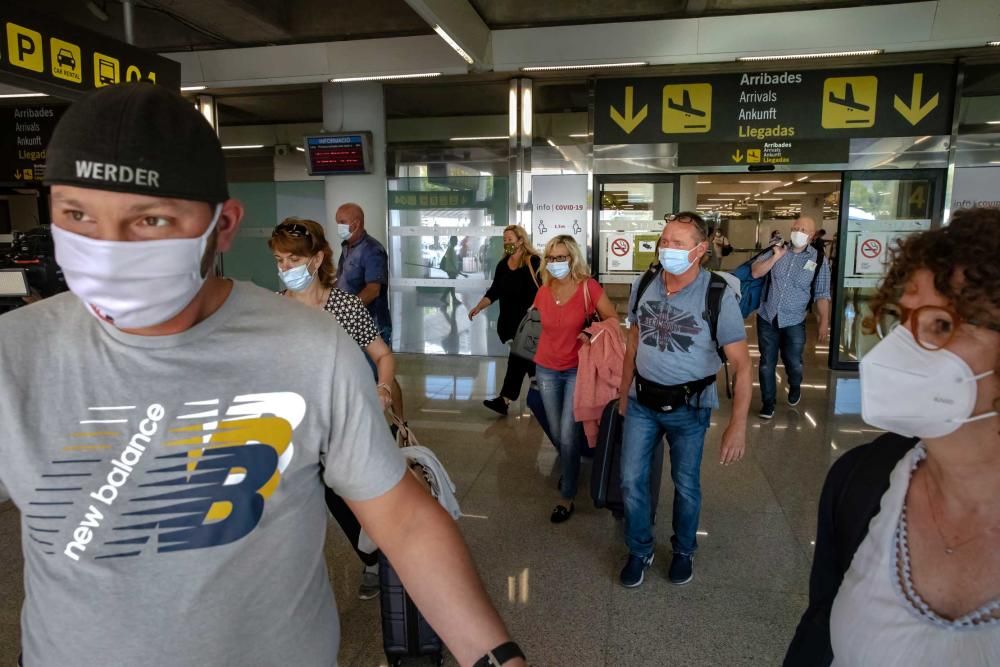 Los primeros turistas postcoronavirus ya disfrutan de Mallorca