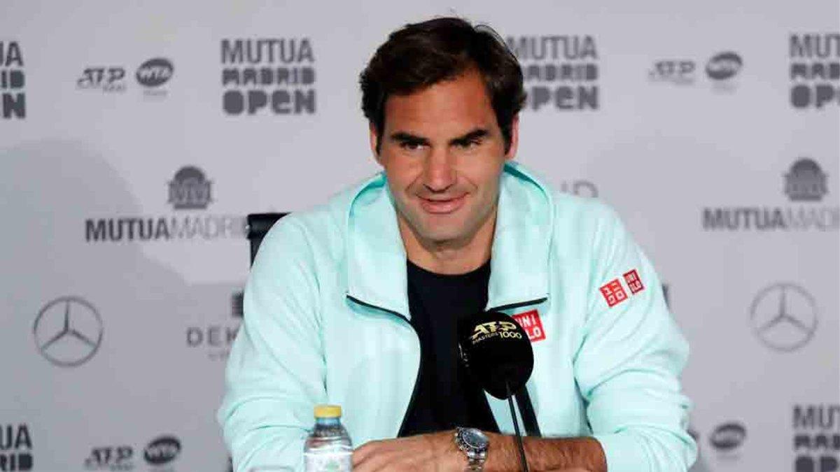 Federer realizó una rueda de prensa
