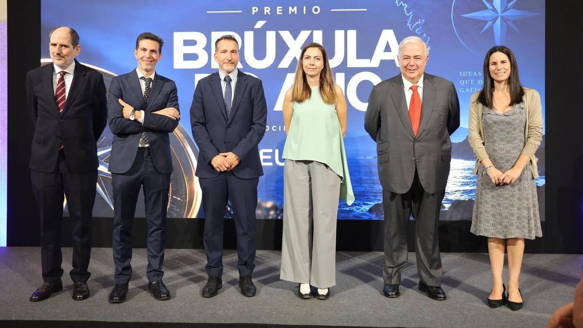 Ecoener, Aceites Abril y Coinscrap, primeros premiados de la Brúxula do Ano en A Coruña