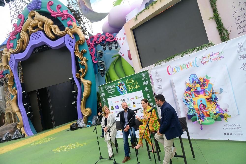 Encuentro con los presentadores de la Gala de la Reina del Carnaval de Las Palmas de Gran Canaria