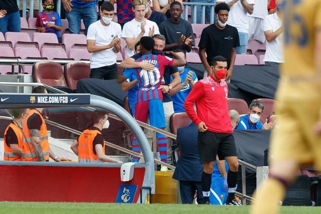 Las mejores imágenes del Barça - Levante: Ansu Fati, Depay, de Jong, Gavi, Nico...