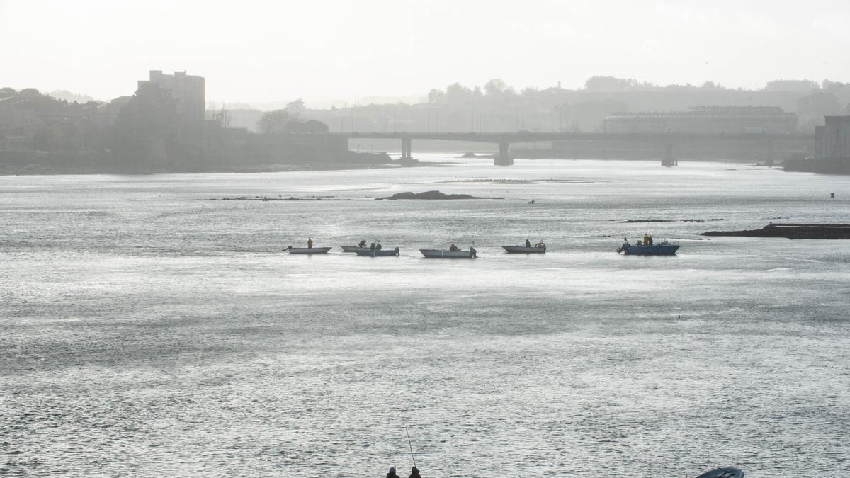 Vista de la ría de O Burgo.