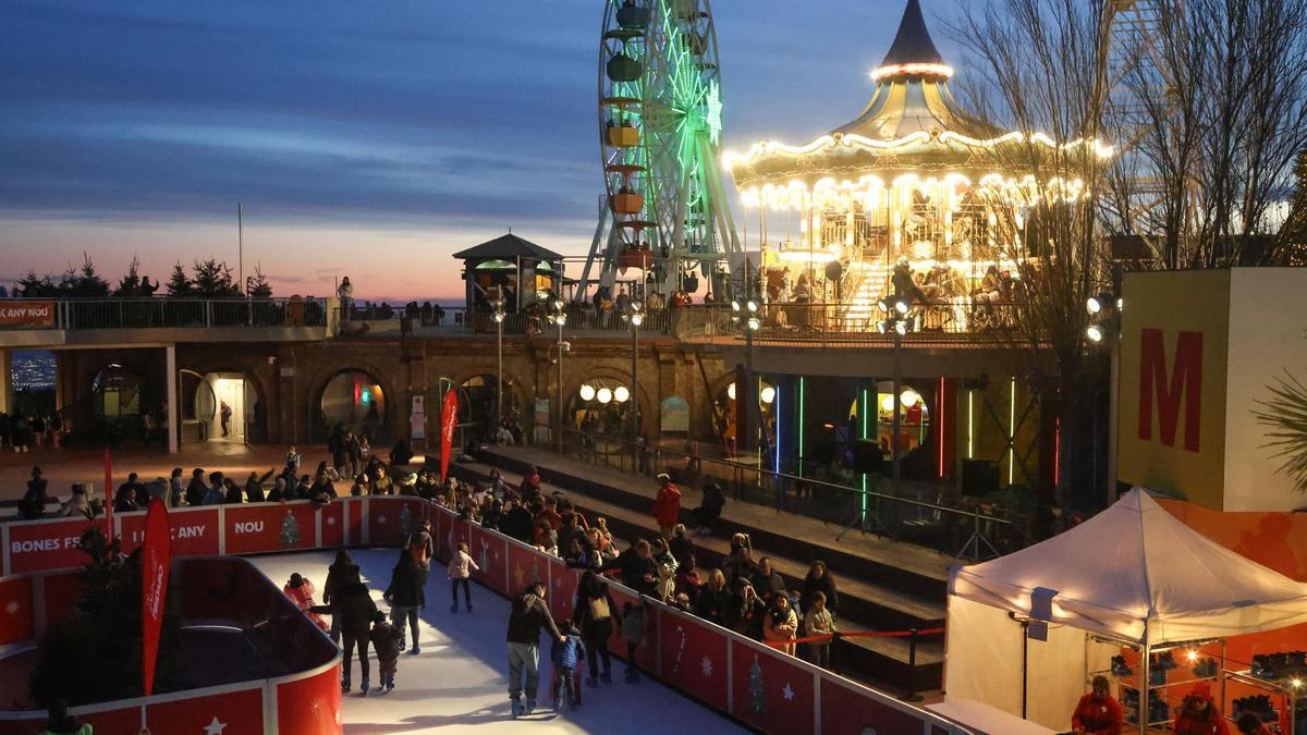 Pista de hielo del Tibidabo.