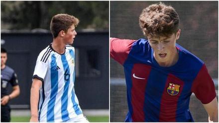 Nico Marcipar es un canterano de La Masia que juega con la selección argentina