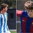 Nico Marcipar es un canterano de La Masia que juega con la selección argentina