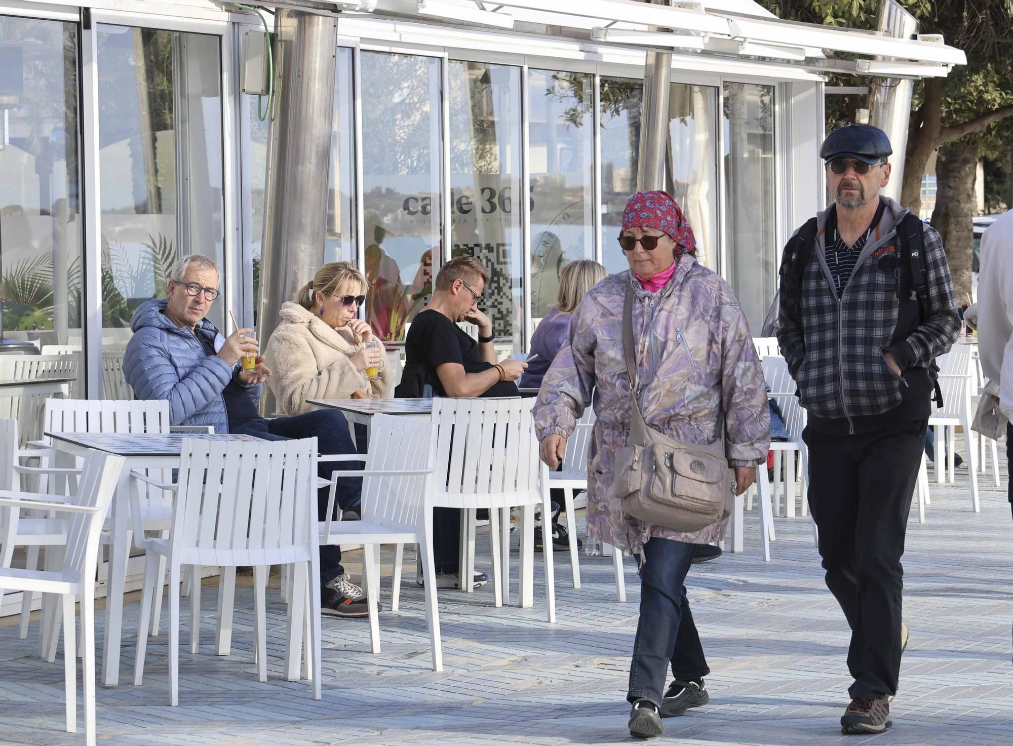 Primeros cruceristas del año en Alicante