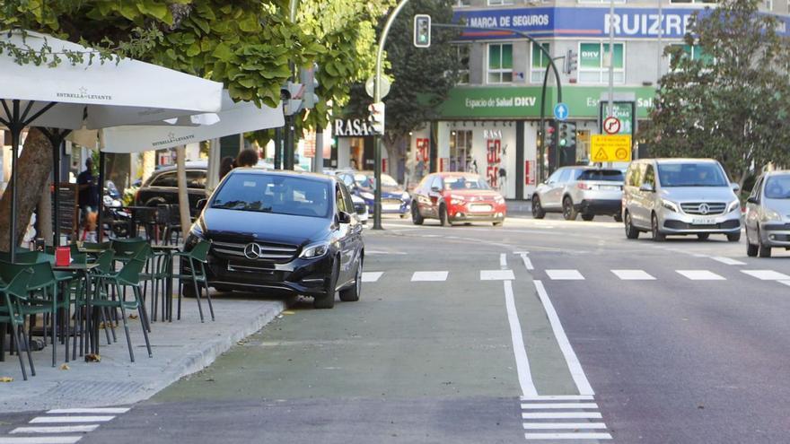 Las multas por invadir los nuevos carriles bici llegarán el próximo lunes