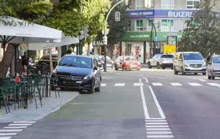 Las multas por invadir los nuevos carriles bici llegarán el próximo lunes