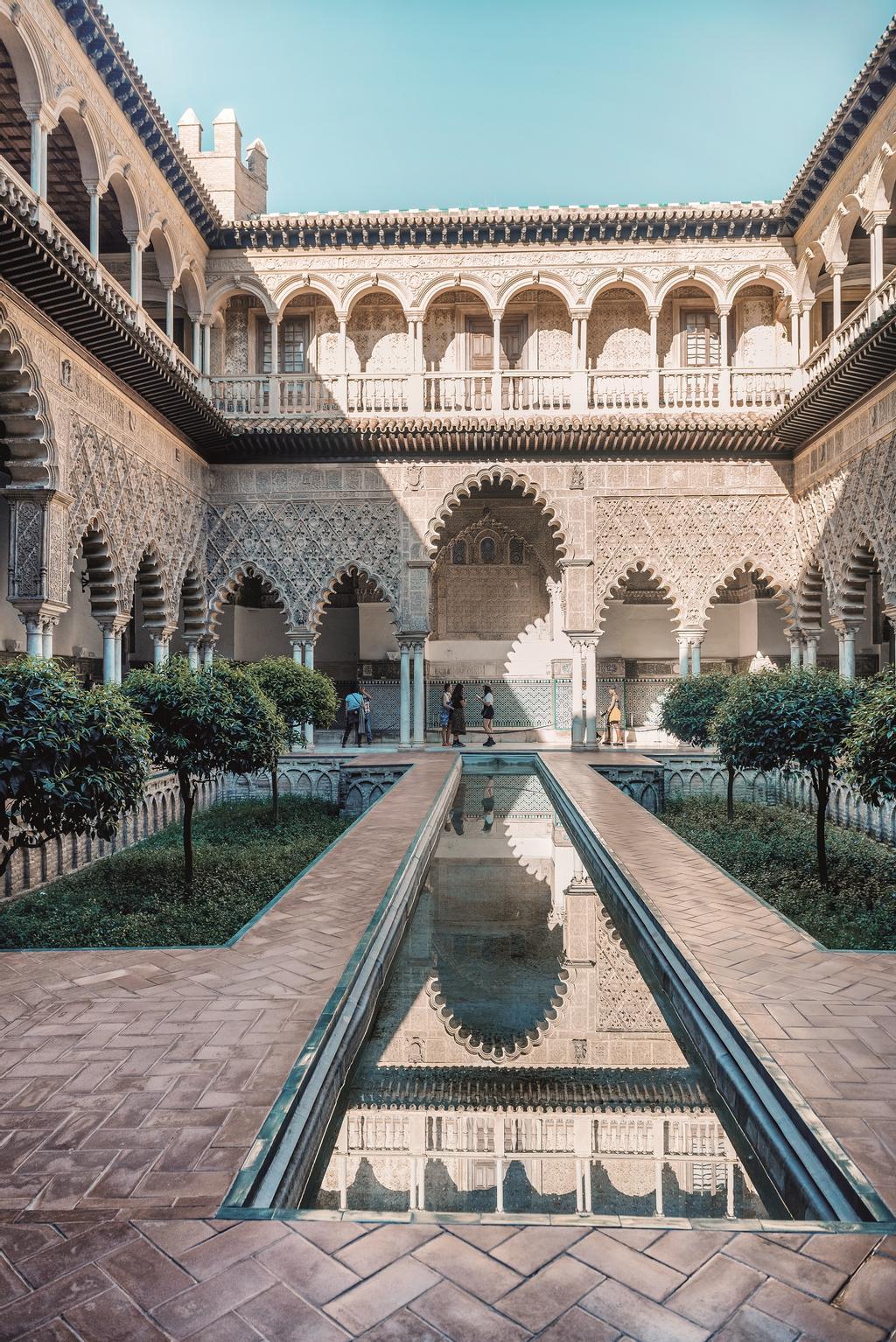 Patio de las Doncellas del Real Alcázar.