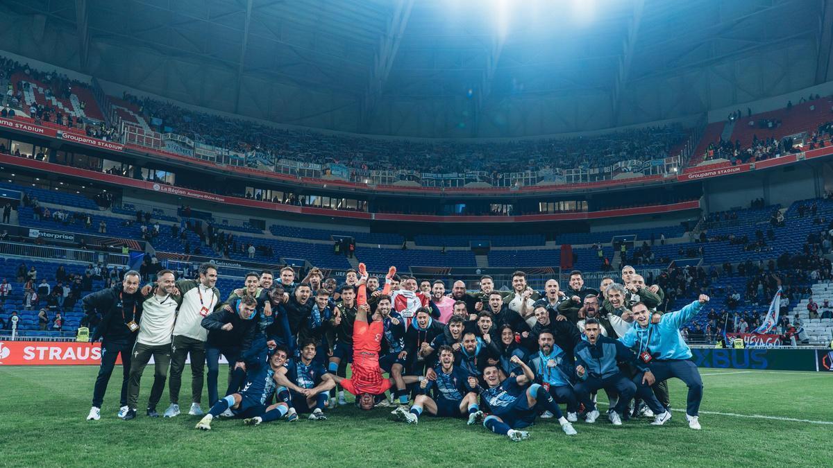 Celebración del Celta en Lyon