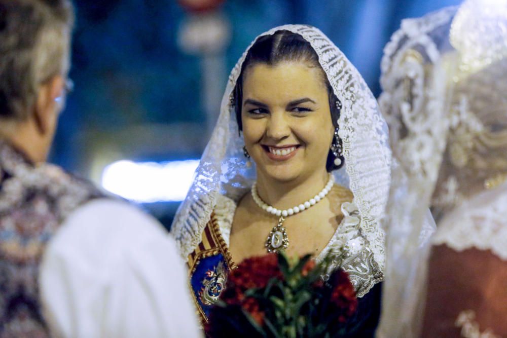 Desfile de Sandra Gómez en la Ofrenda