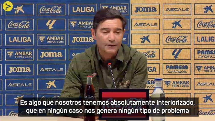 Marcelino: "¿Íñigo Pérez? No voy a hablar de un compañero..."