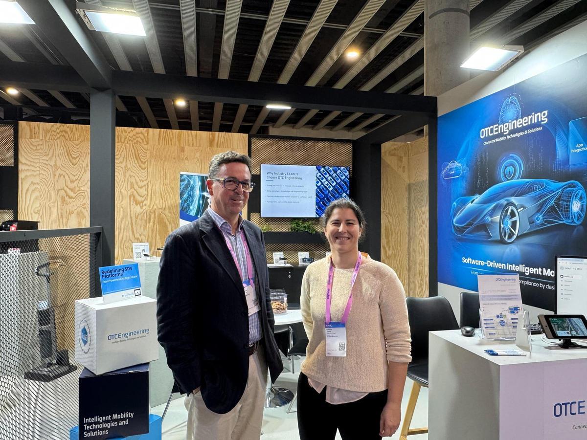 L'estand de OTC Engineering al MWC.