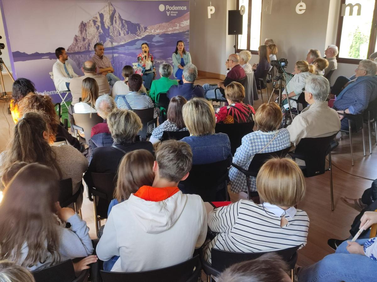Acto de Podemos Aragón en Tarazona