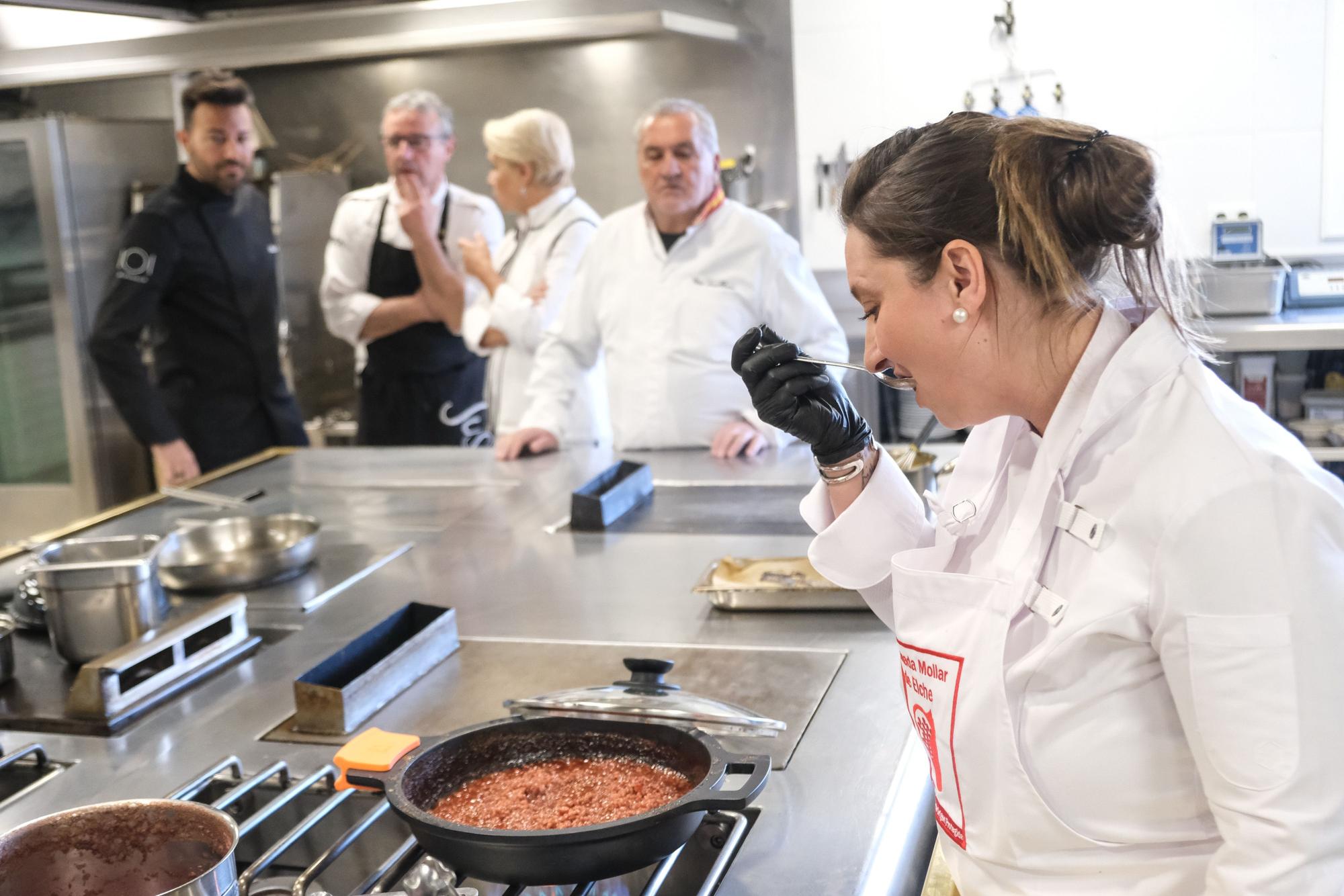 Así ha sido el concurso de cocina creativa con granada mollar de Elche