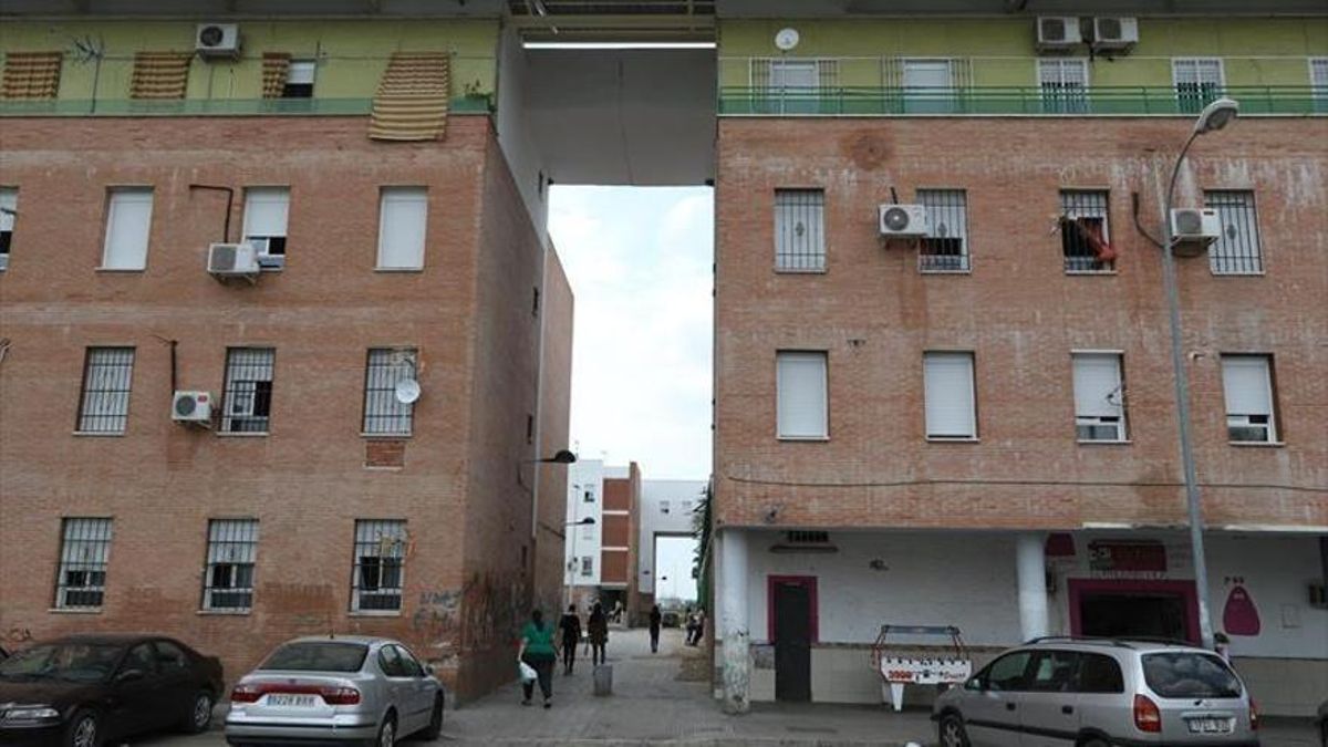 Viviendas en el barrio de Las Palmeras.