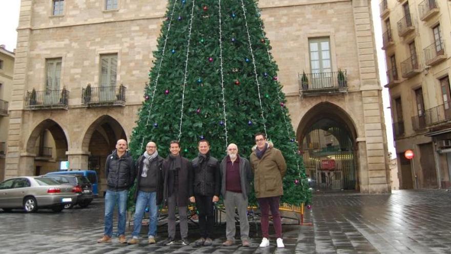 Arbre de Nadal a la Plaça Major.